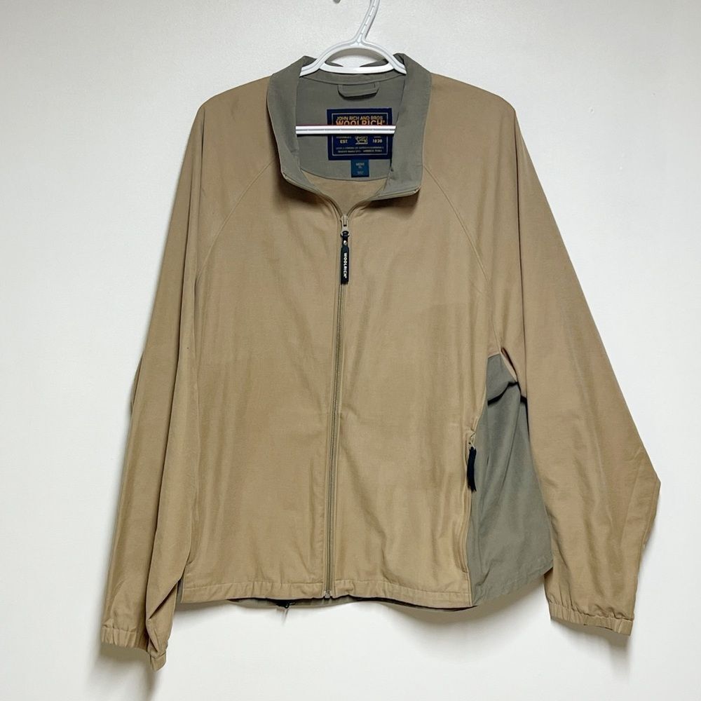 Woolrich Vintage Lightweight Cotton Cruiser bomber jacket Mens XL